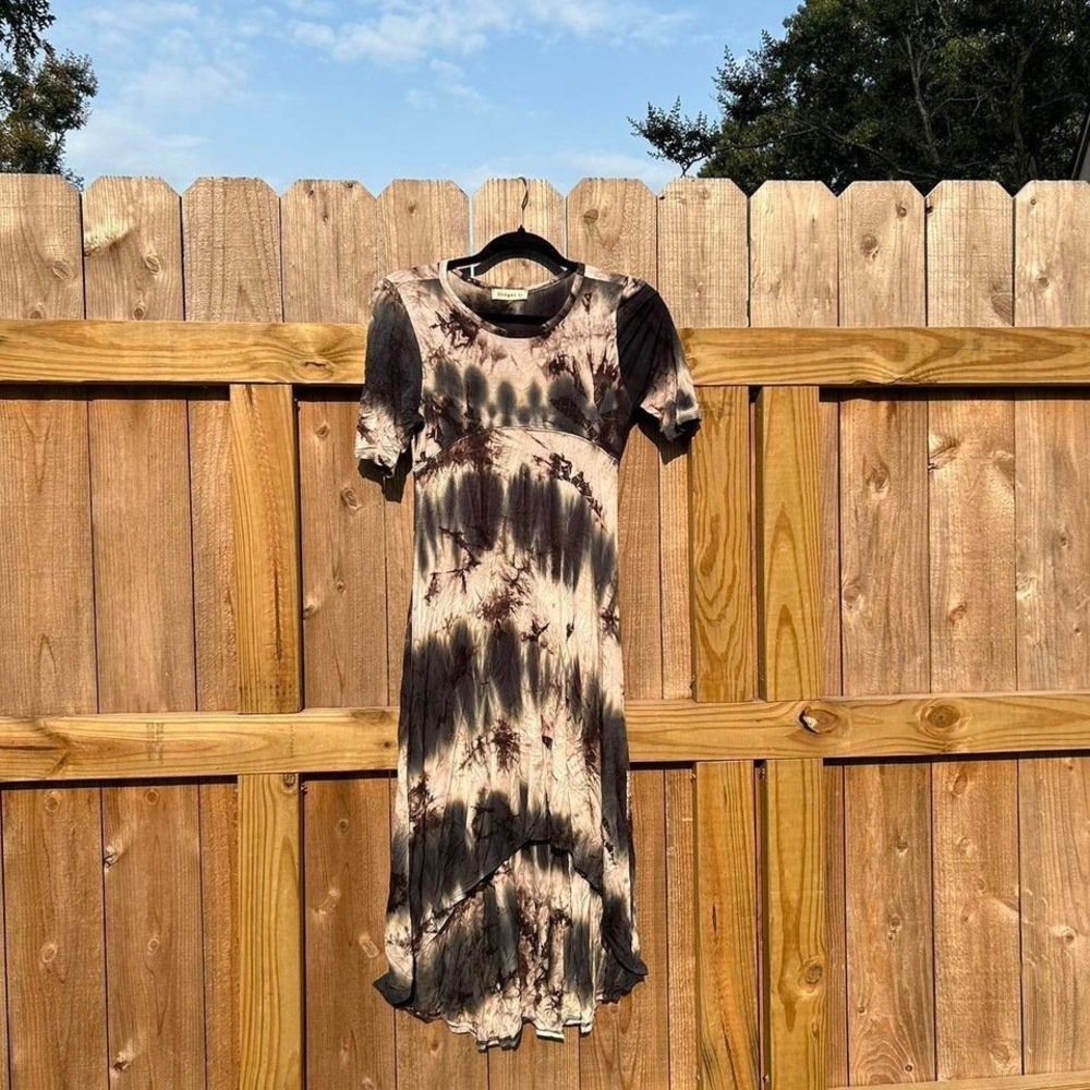Fairy tie dye dress by ginger g size medium summer spring‎ beach whimsy